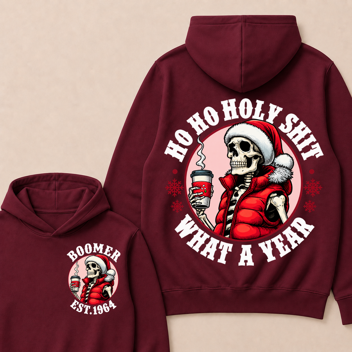 Ho Ho Holy Shit What A Year Custom Year T-shirt Custom Year Hoodie