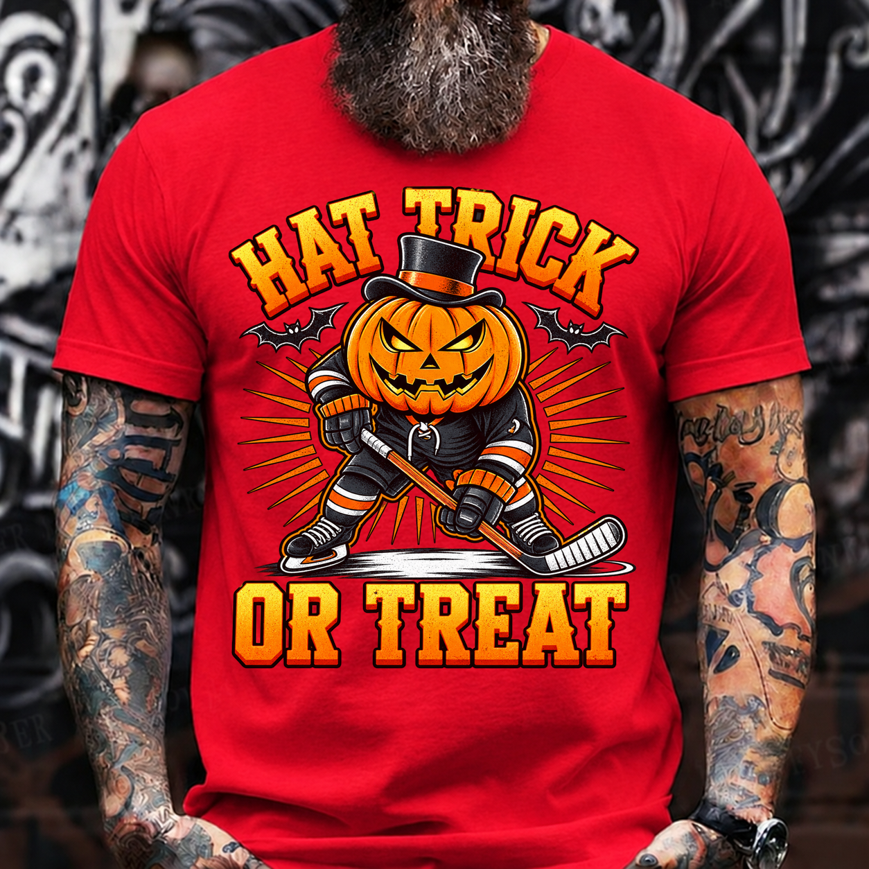 Hat Trick or Treat Halloween T-Shirt