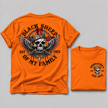 Gen X Est. Year Black Sheep Of My Family  Tee