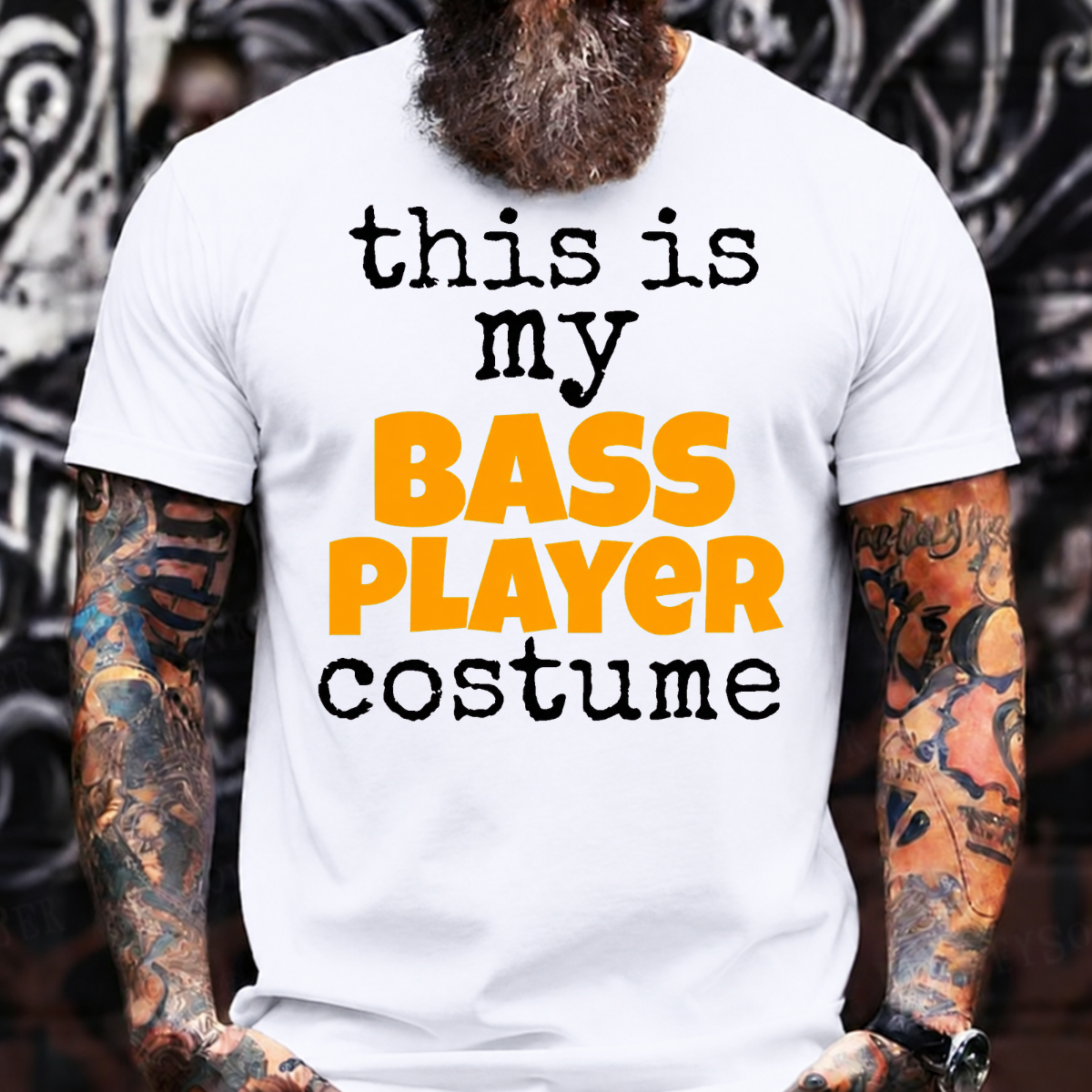 This Is My Bass Player Costume T-Shirt