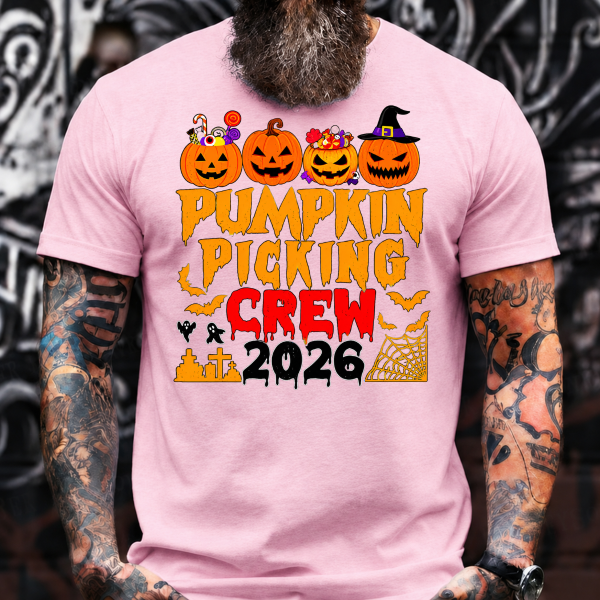 Pumpkin Picking Crew 2026 Halloween T-Shirt