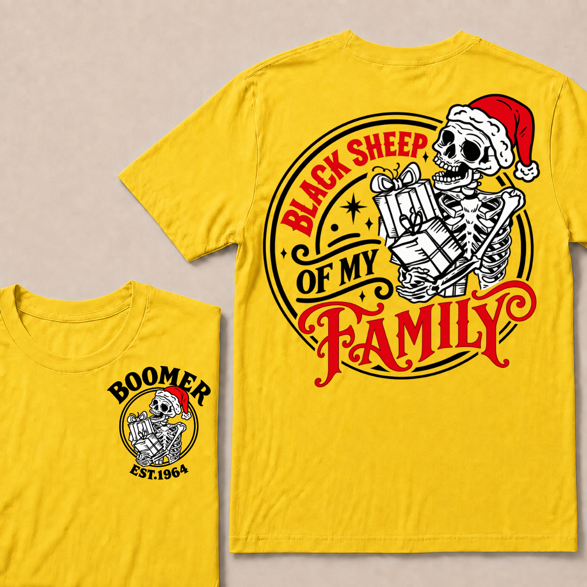 Custom Your Year Black Sheep Of My Family T-shirt