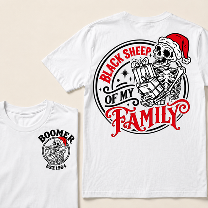 Custom Your Year Black Sheep Of My Family T-shirt