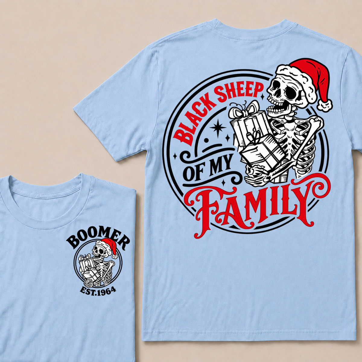 Custom Your Year Black Sheep Of My Family T-shirt
