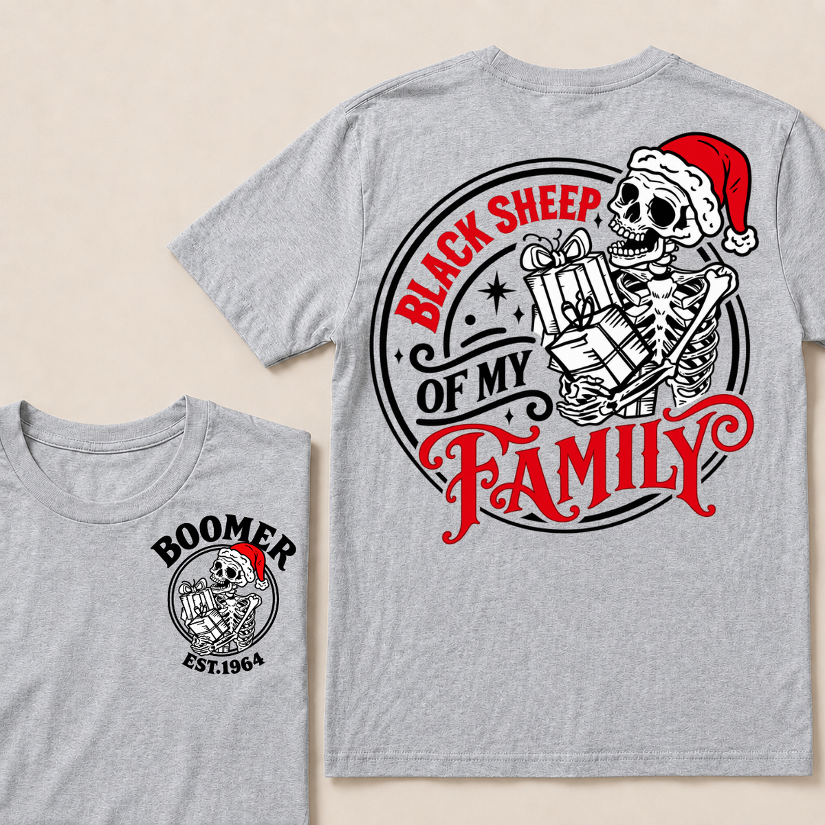 Custom Your Year Black Sheep Of My Family T-shirt