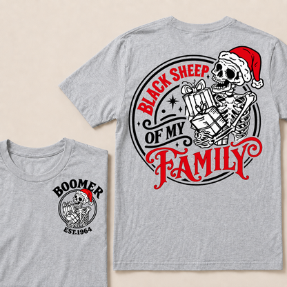 Custom Your Year Black Sheep Of My Family T-shirt