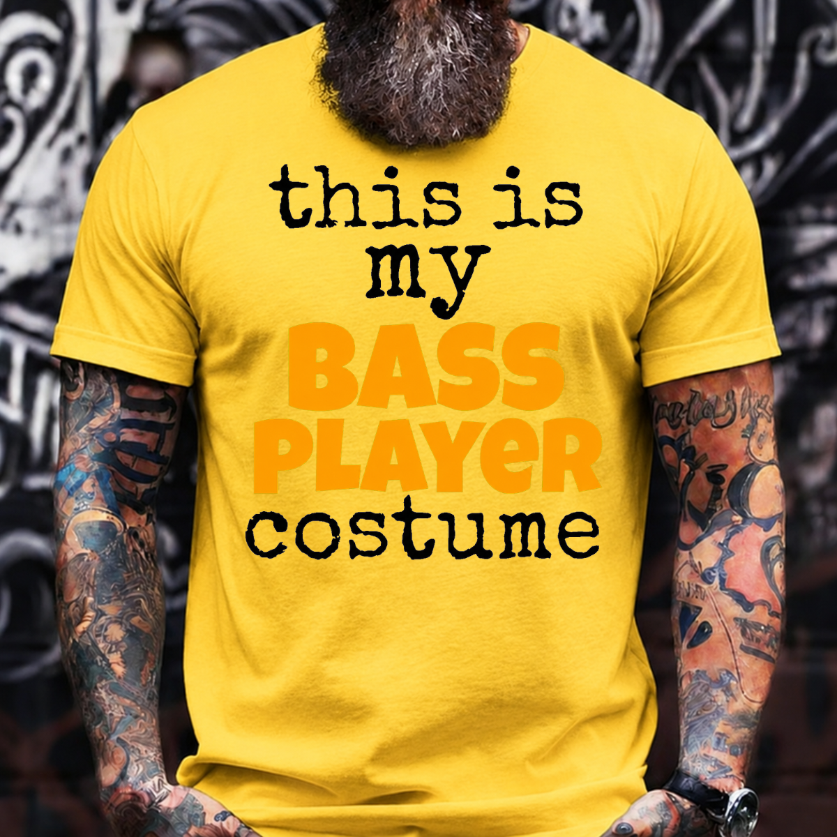 This Is My Bass Player Costume T-Shirt