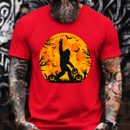 Halloween Pumpkin Moon Silhouette T-Shirt