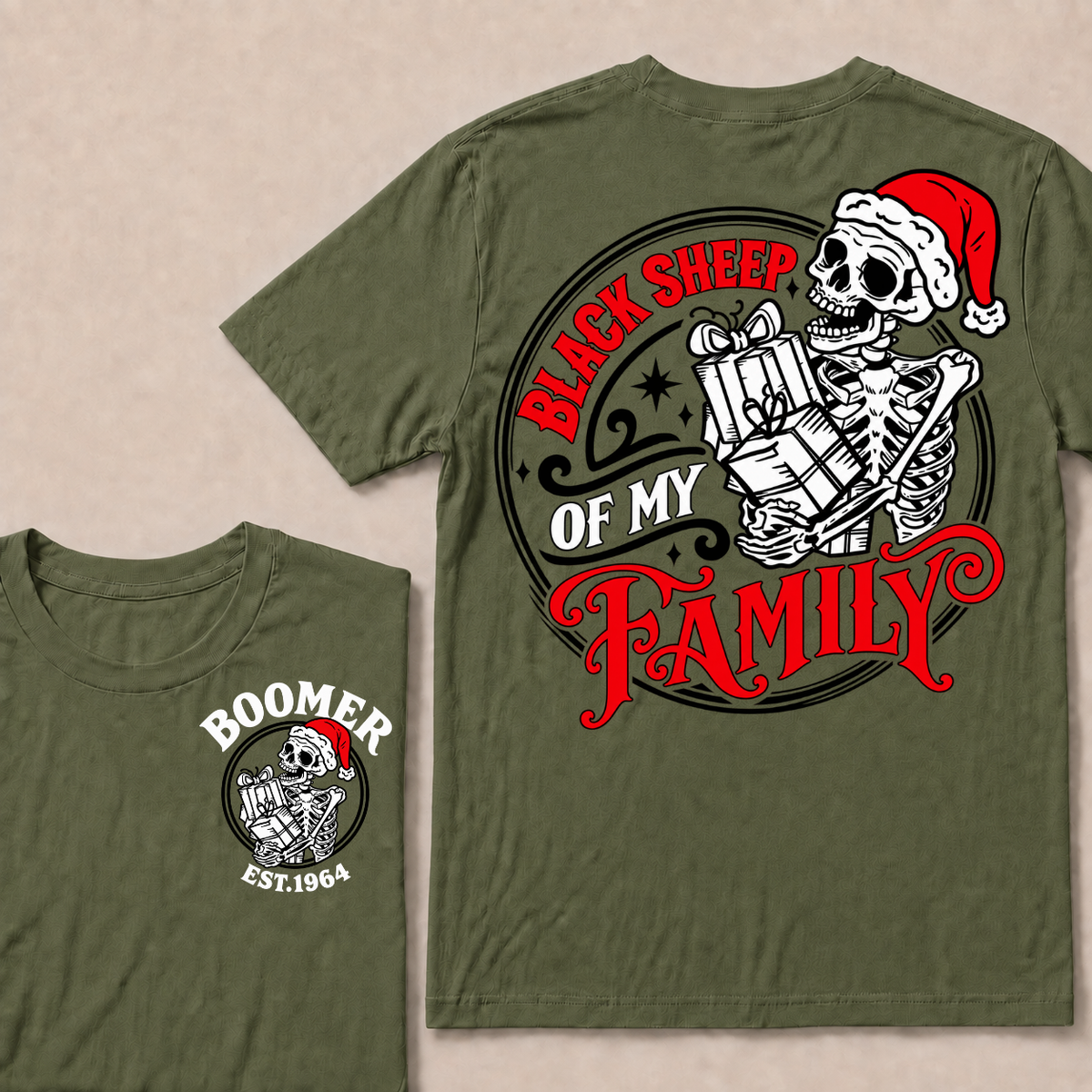 Custom Your Year Black Sheep Of My Family T-shirt