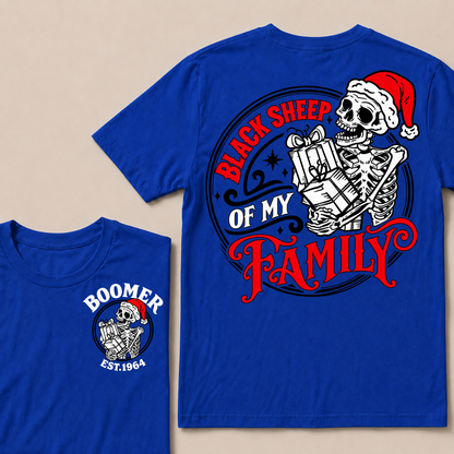 Custom Your Year Black Sheep Of My Family T-shirt