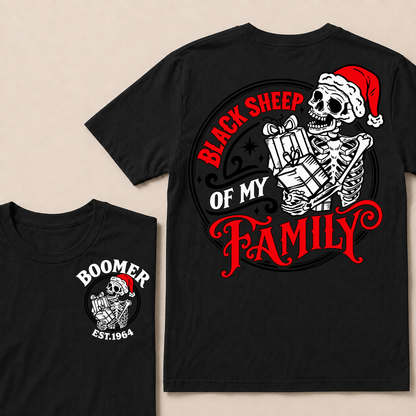 Custom Your Year Black Sheep Of My Family T-shirt