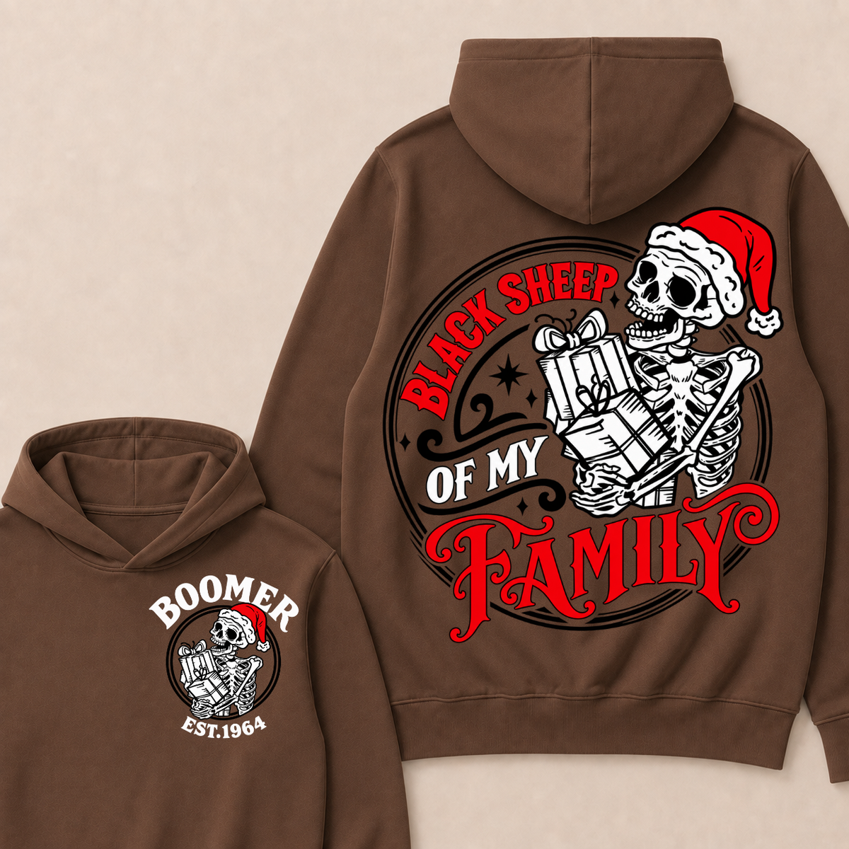 Custom Your Year Black Sheep Of My Family Hoodie