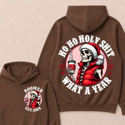 Ho Ho Holy Shit What A Year Custom Year T-shirt Custom Year Hoodie