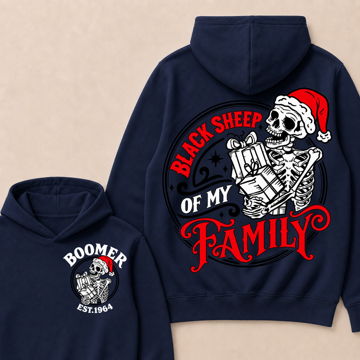 Custom Your Year Black Sheep Of My Family Hoodie