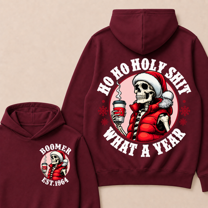 Ho Ho Holy Shit What A Year Custom Year T-shirt Custom Year Hoodie