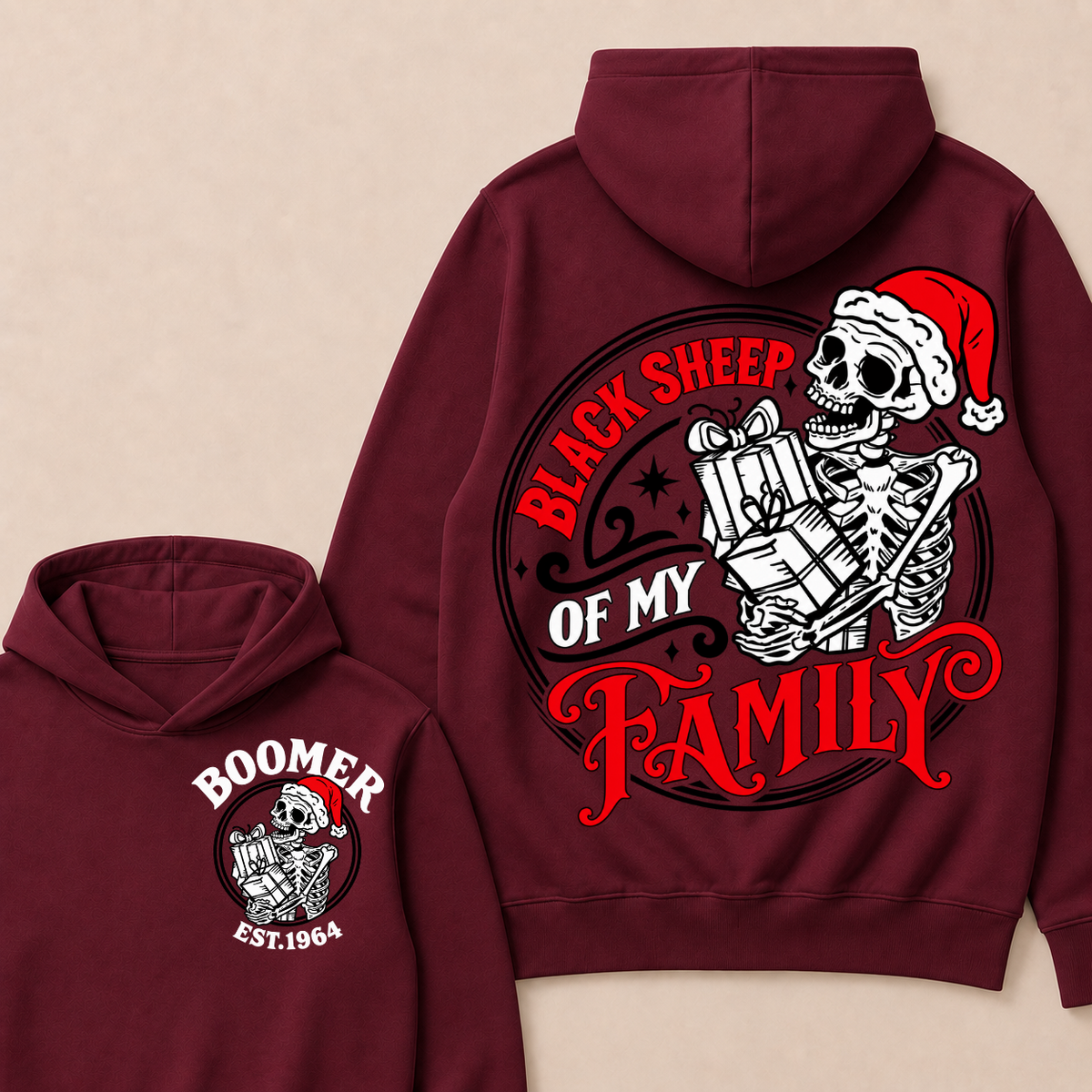 Custom Your Year Black Sheep Of My Family Hoodie