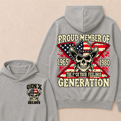 Year Custom Your Year roud Member Of The F*ck Your Feelings Generation Hoodie