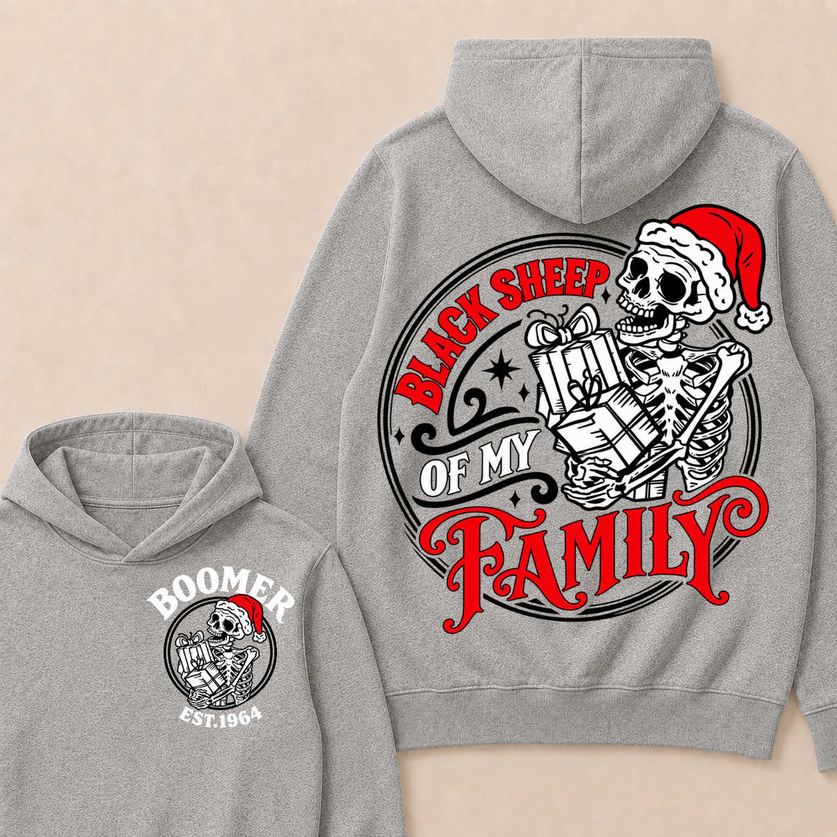 Custom Your Year Black Sheep Of My Family Hoodie
