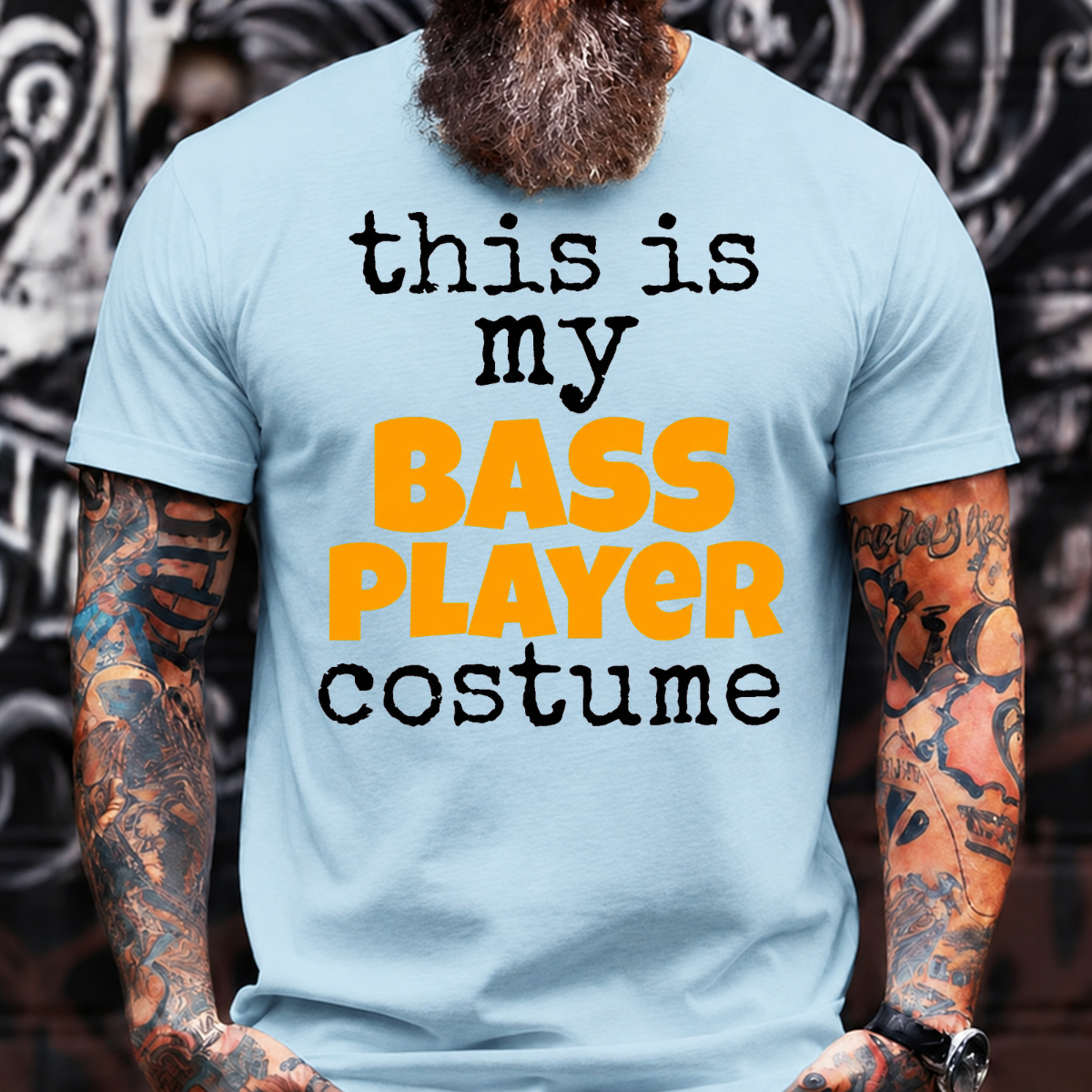 This Is My Bass Player Costume T-Shirt