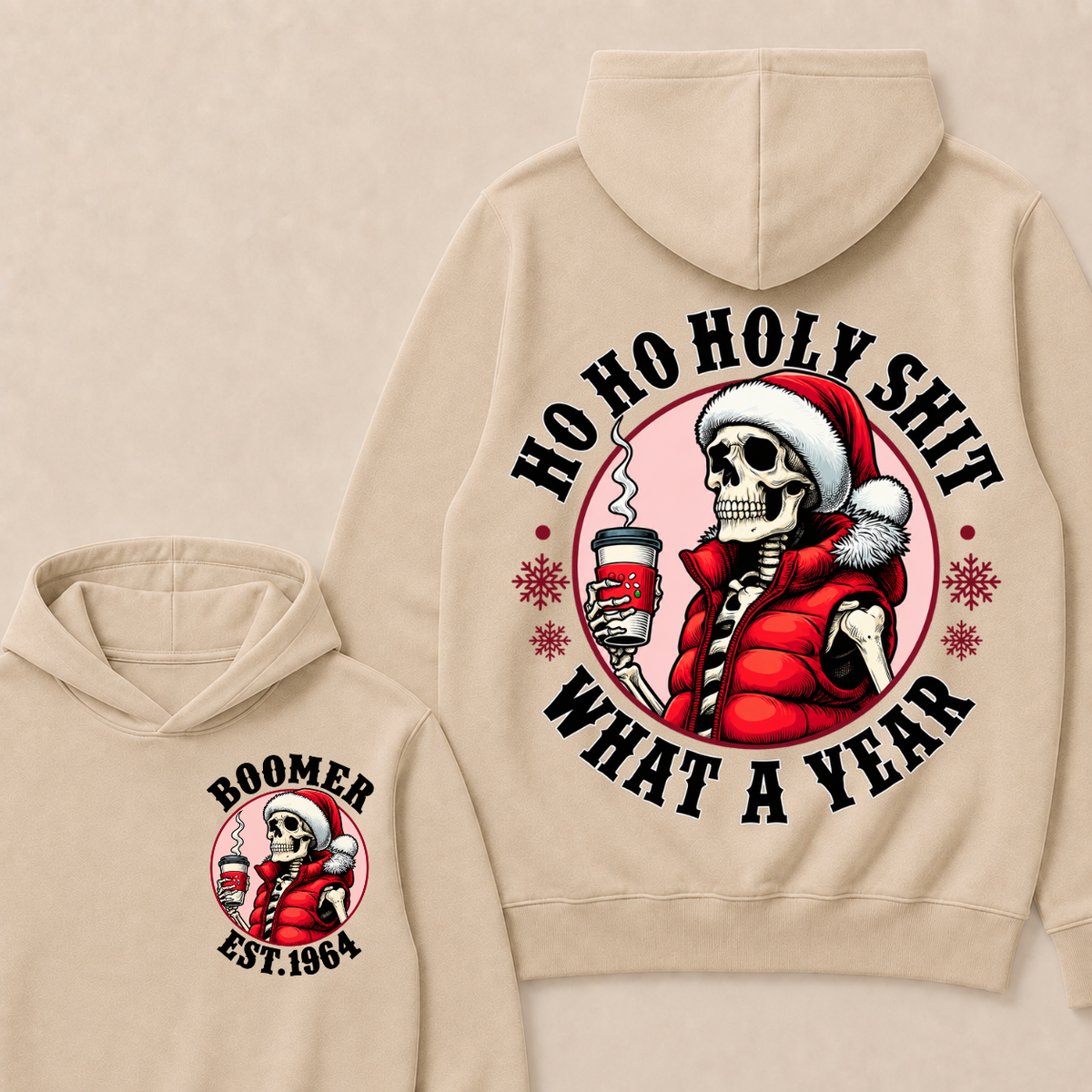 Ho Ho Holy Shit What A Year Custom Year T-shirt Custom Year Hoodie