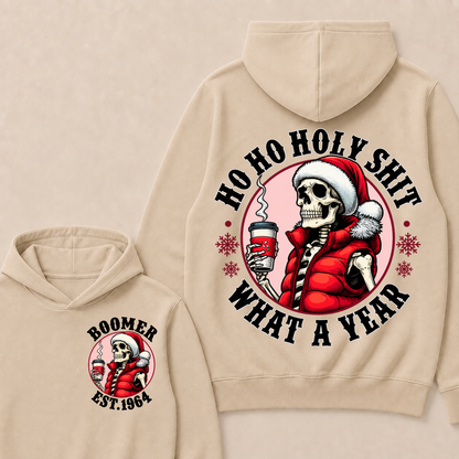 Ho Ho Holy Shit What A Year Custom Year T-shirt Custom Year Hoodie