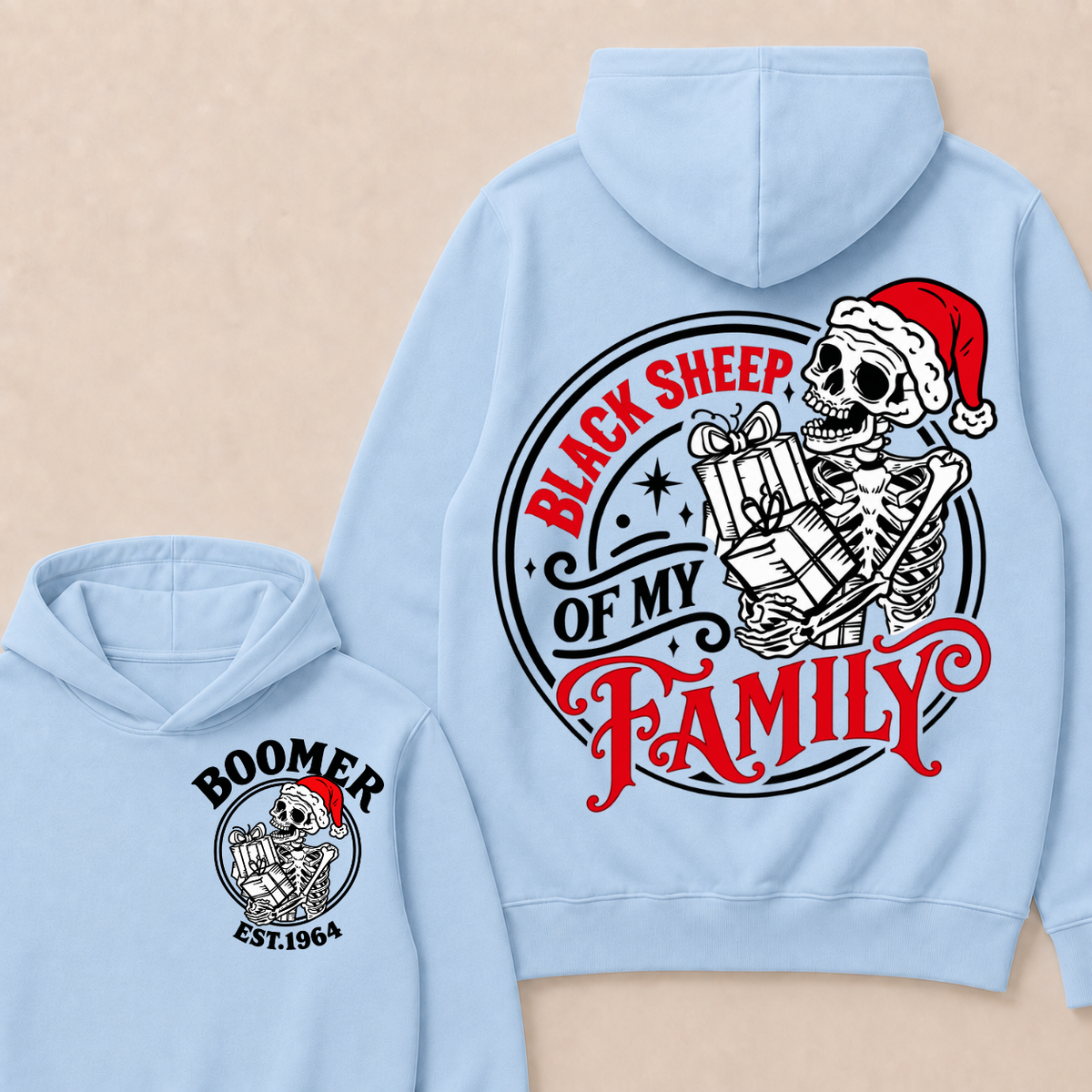 Custom Your Year Black Sheep Of My Family Hoodie