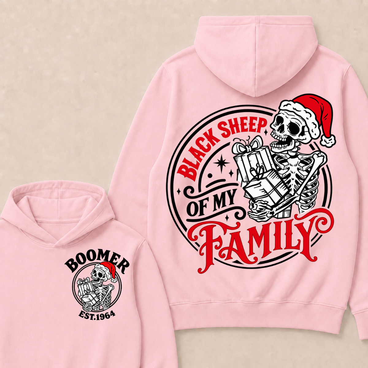 Custom Your Year Black Sheep Of My Family Hoodie