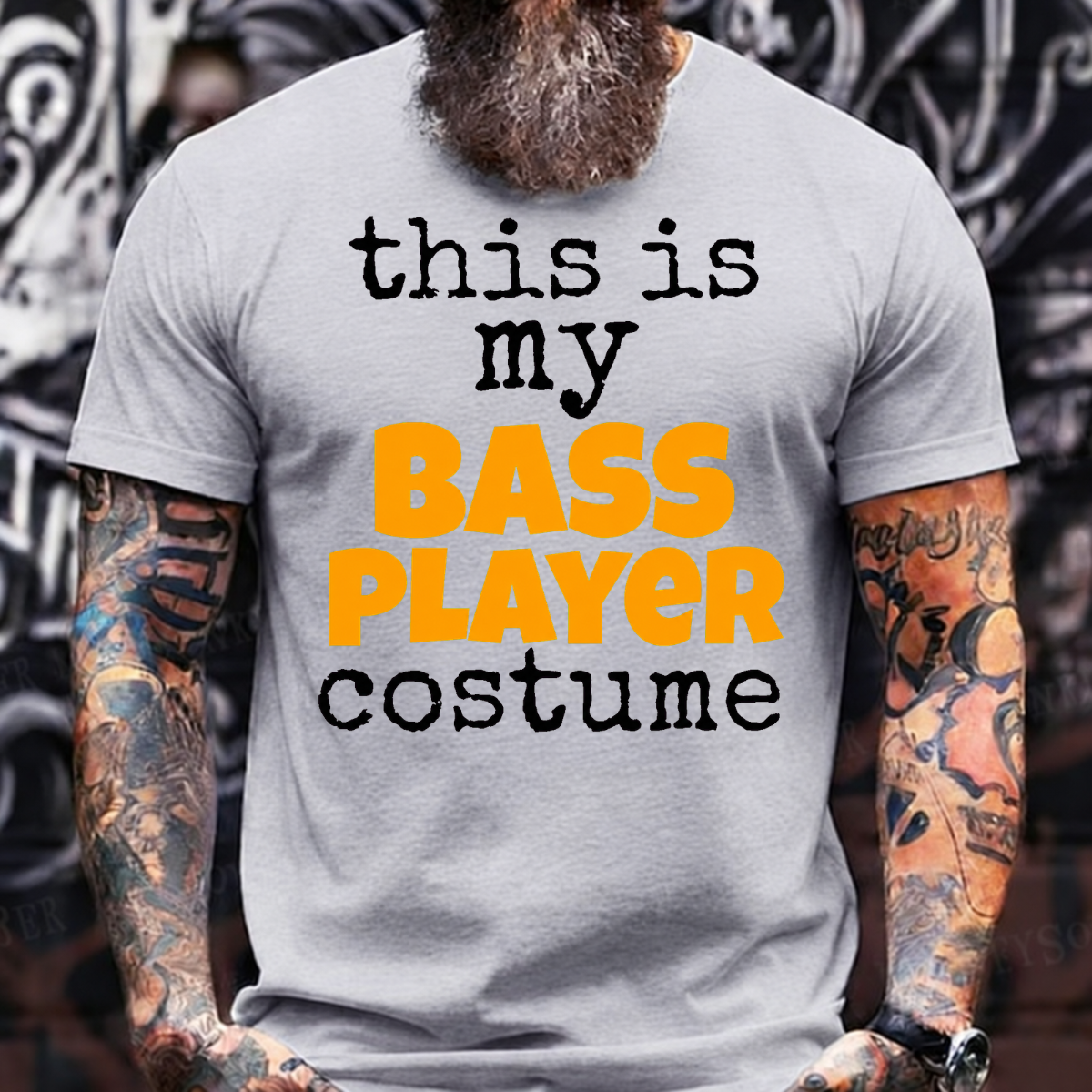 This Is My Bass Player Costume T-Shirt
