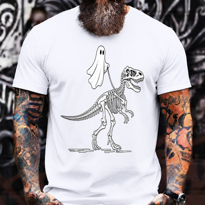 Ghost Dinosaur Skeleton T-Shirt