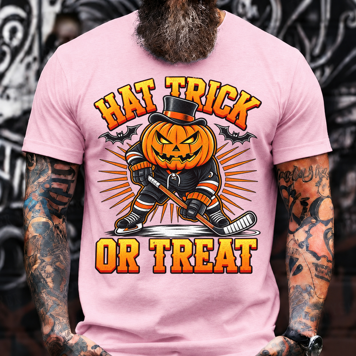 Hat Trick or Treat Halloween T-Shirt