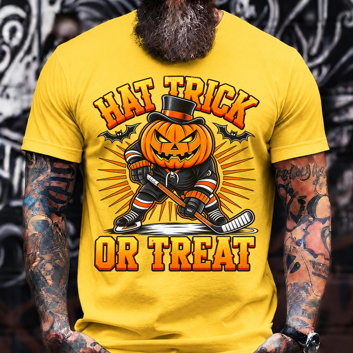 Hat Trick or Treat Halloween T-Shirt