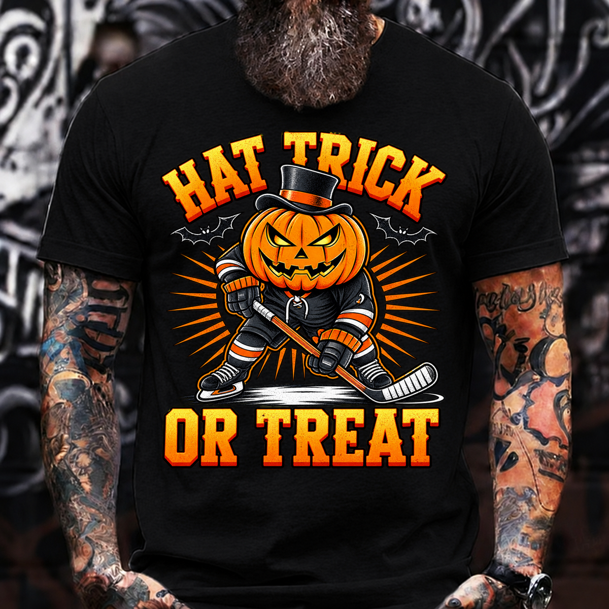 Hat Trick or Treat Halloween T-Shirt