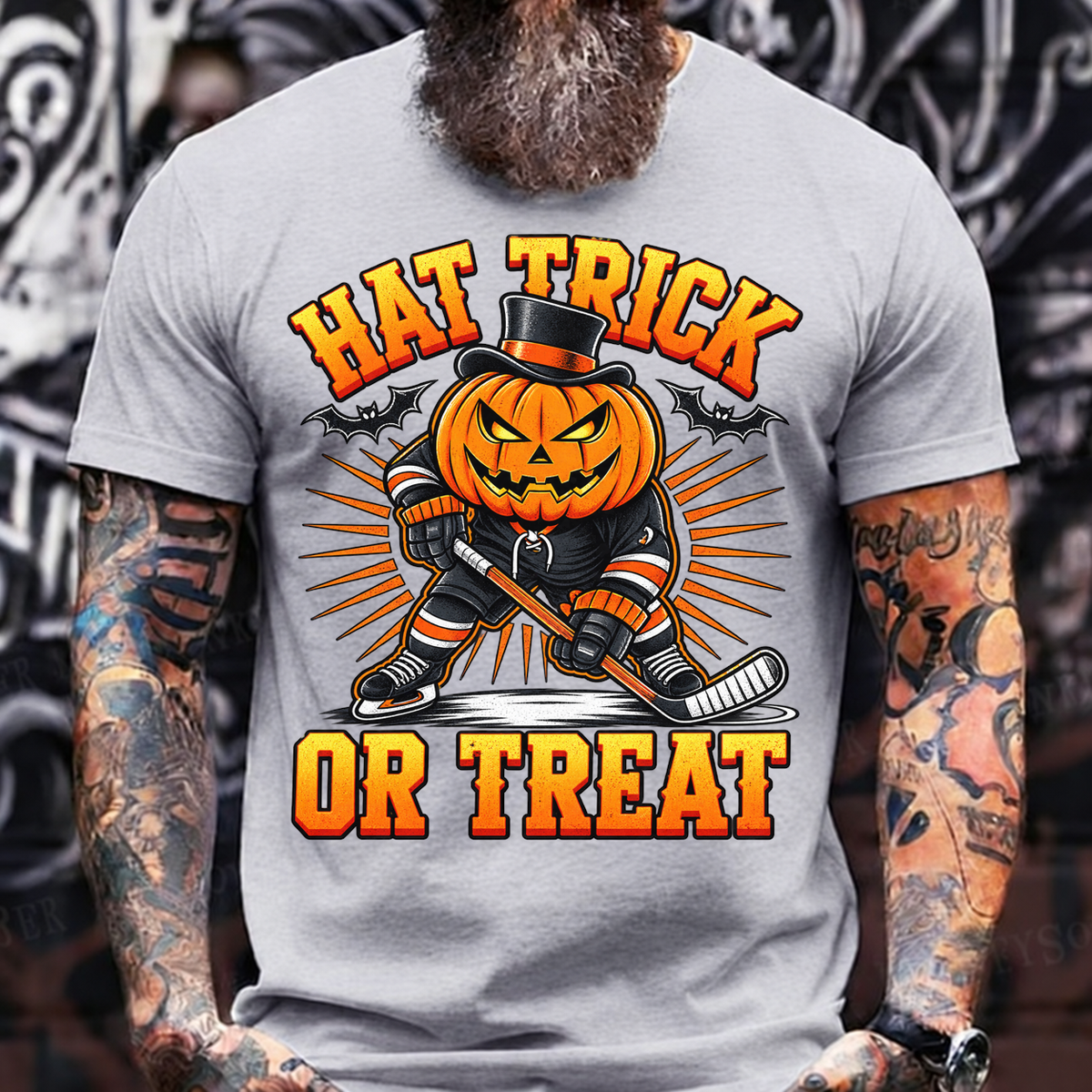 Hat Trick or Treat Halloween T-Shirt