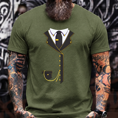 Black Gold Suit T-Shirt