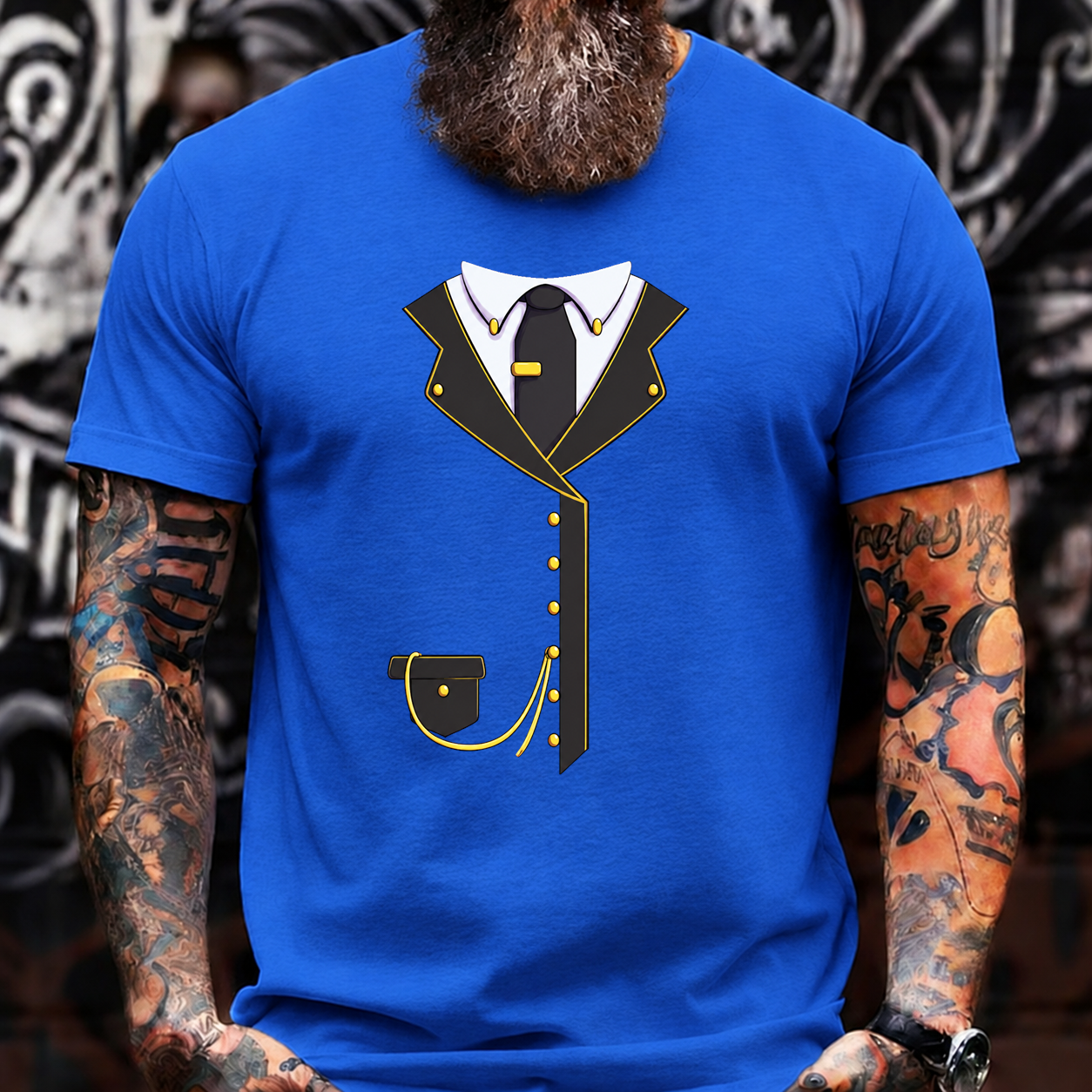 Black Gold Suit T-Shirt