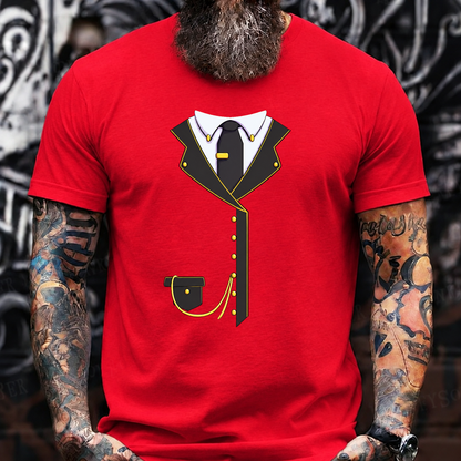 Black Gold Suit T-Shirt