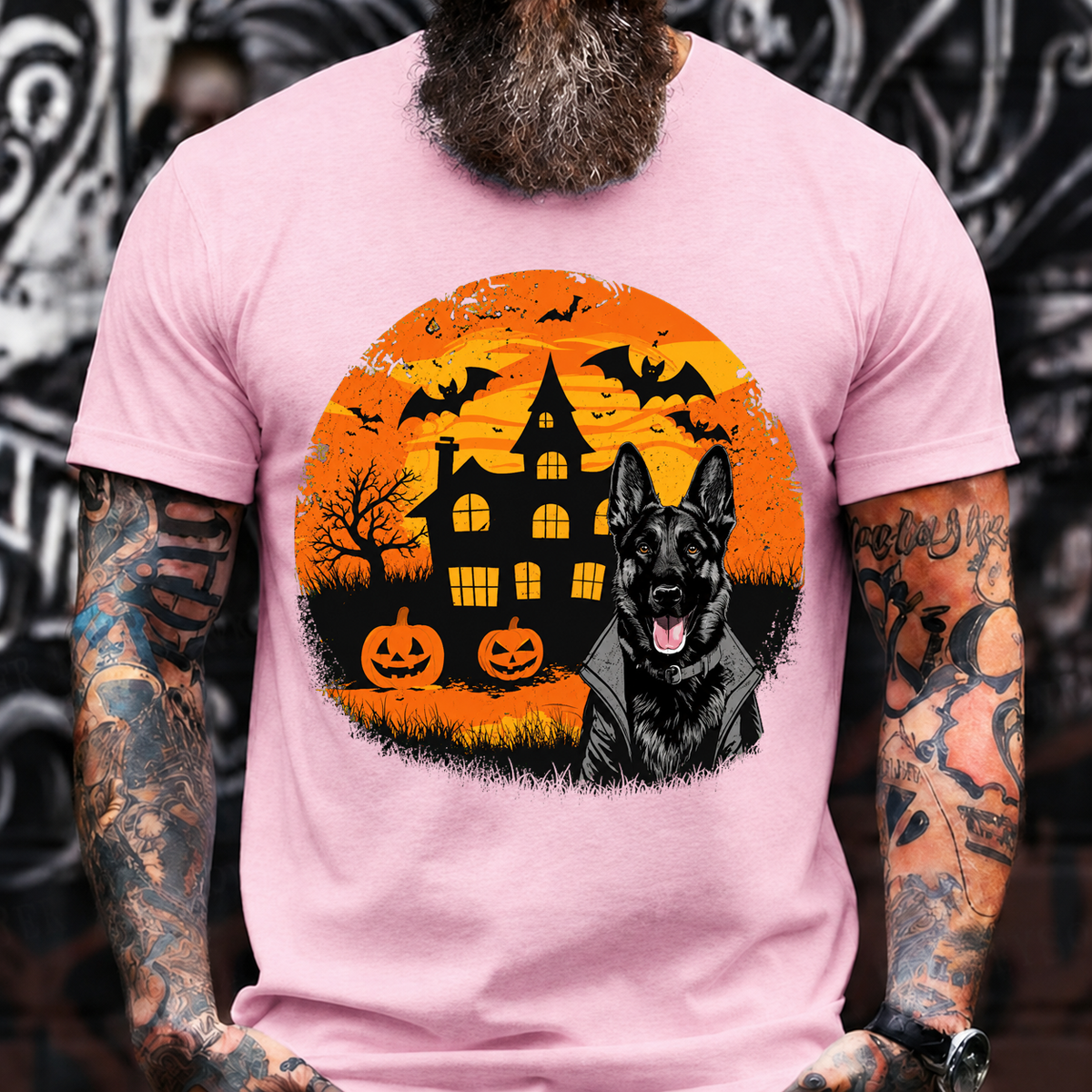 Halloween German Shepherd T-Shirt