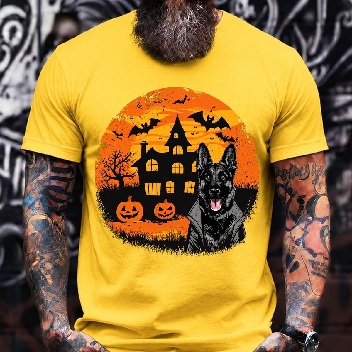 Halloween German Shepherd T-Shirt