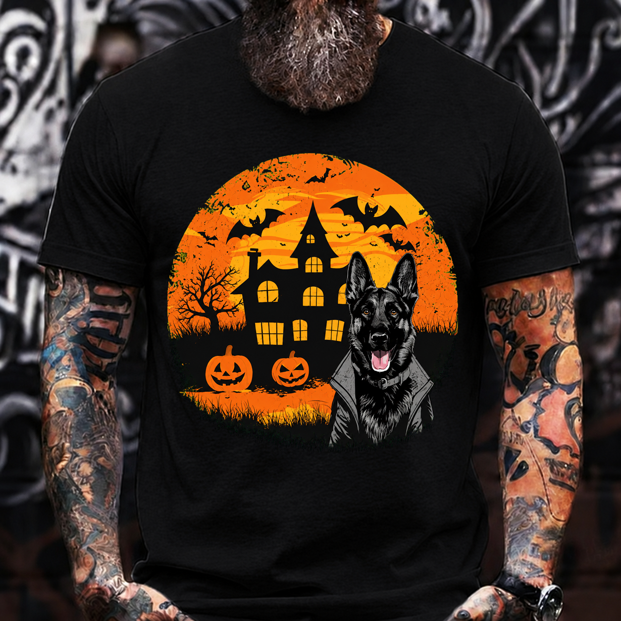 Halloween German Shepherd T-Shirt