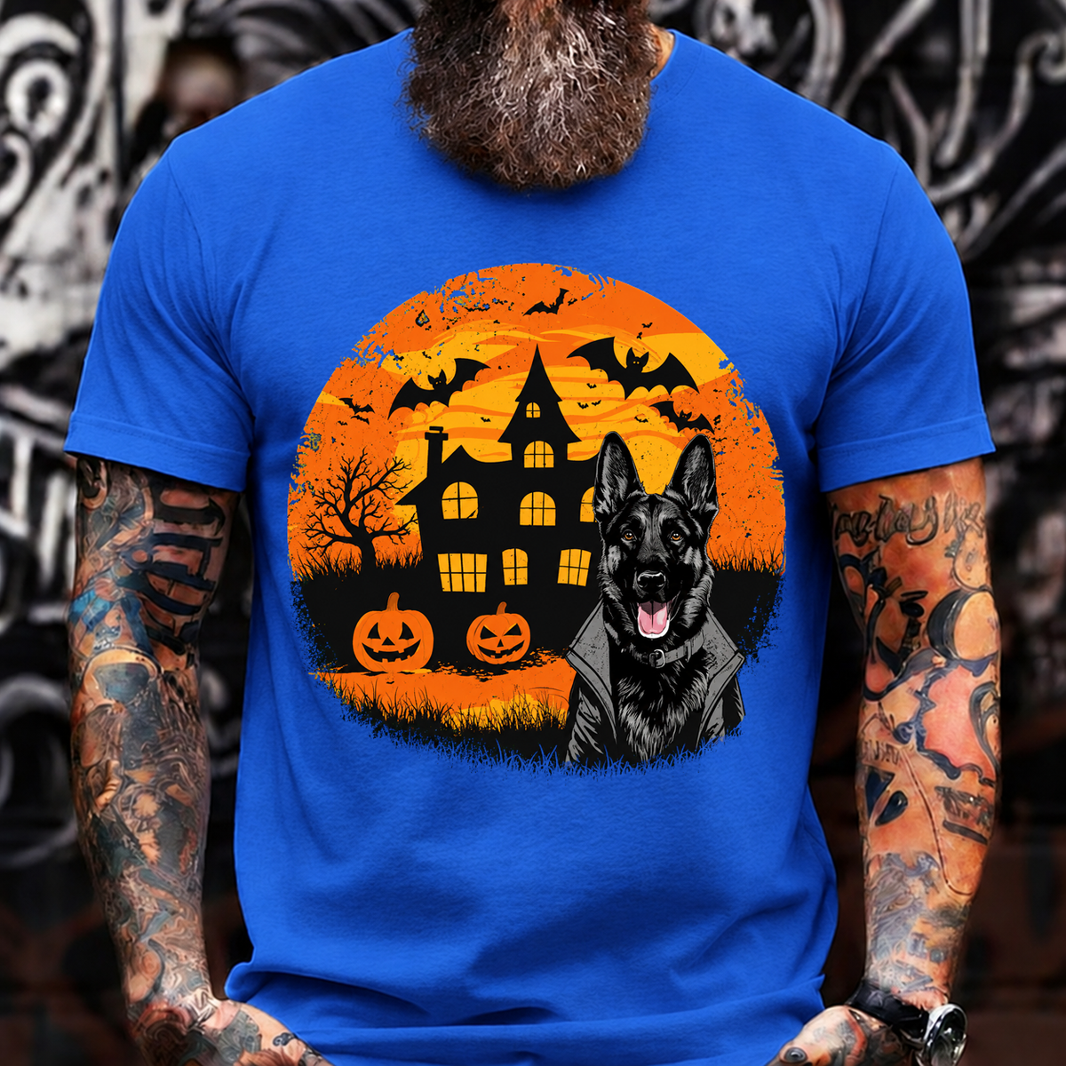 Halloween German Shepherd T-Shirt
