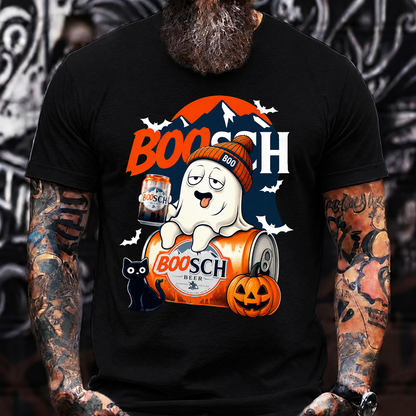 BOOSCH Halloween Ghost Pumpkin Beer T-Shirt