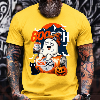 BOOSCH Halloween Ghost Pumpkin Beer T-Shirt