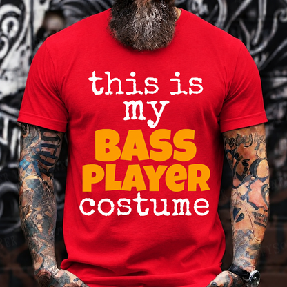 This Is My Bass Player Costume T-Shirt