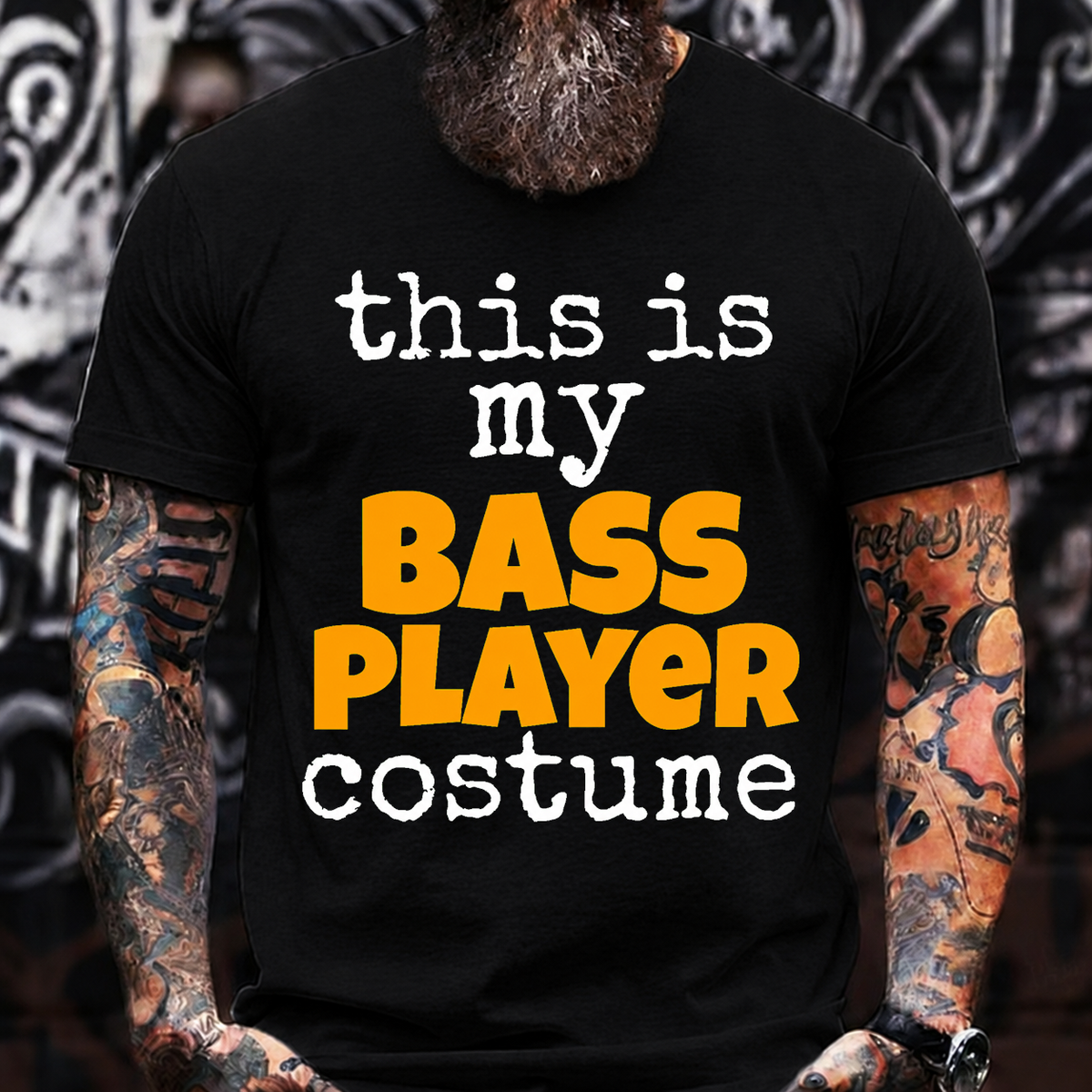 This Is My Bass Player Costume T-Shirt