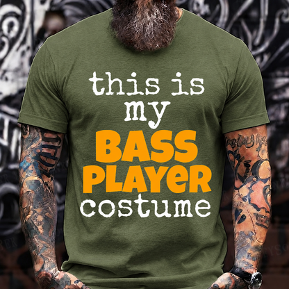 This Is My Bass Player Costume T-Shirt