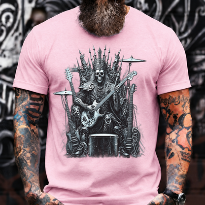 Skull King Rock Throne T-Shirt