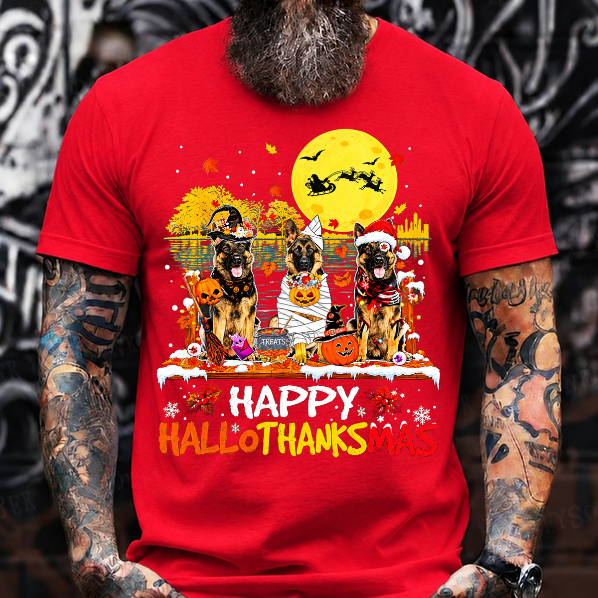 Happy Hallo Thanks Mas T-Shirt
