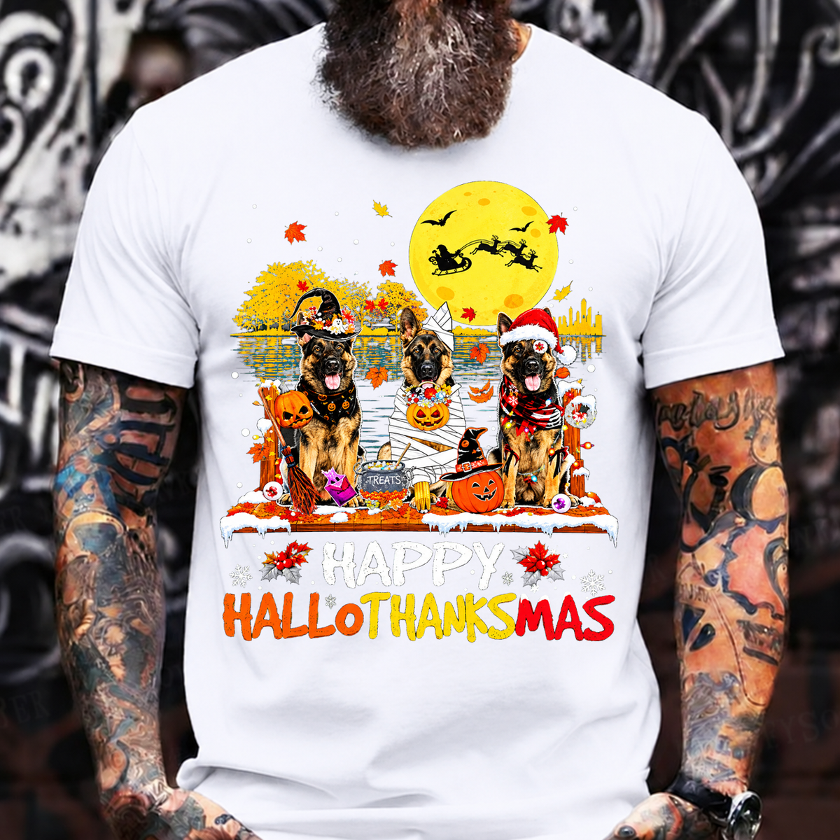 Happy Hallo Thanks Mas T-Shirt