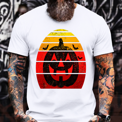Vintage Sunset Jack O' Lantern T-Shirt