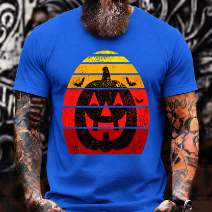 Vintage Sunset Jack O' Lantern T-Shirt